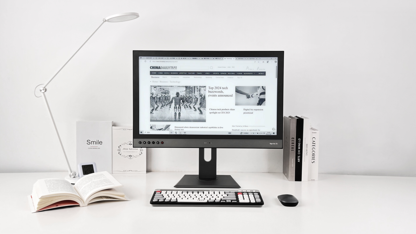 【33Hz】DASUNG Paperlike 253 (Revolutionary): World First Ultra-fast 25.3" E-ink Monitor