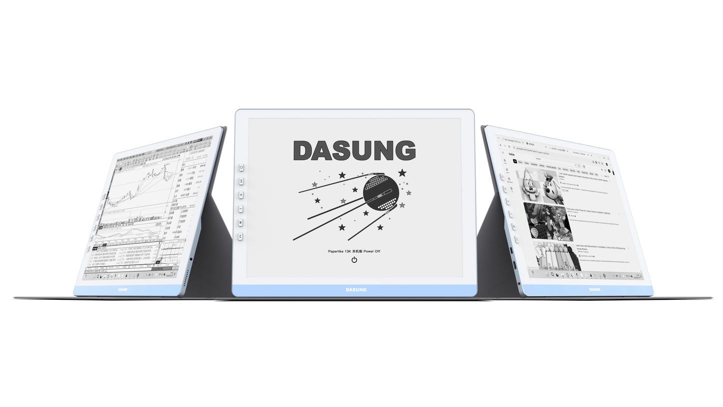 DASUNG Paperlike 13K: The World's First 13.3-inch Real 37Hz & 3K E-ink Monitor, Compatible with Windows & Mac
