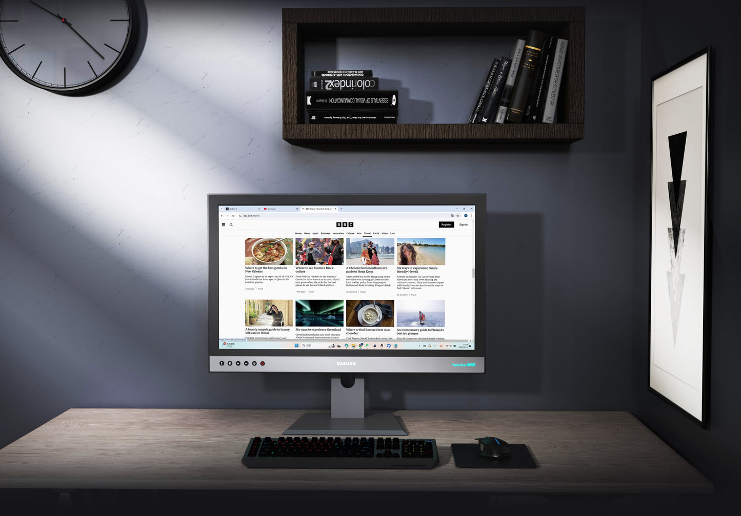 【33Hz】DASUNG Paperlike Color (Revolutionary): World First Ultra-fast Color E-ink Monitor (25.3-inch)